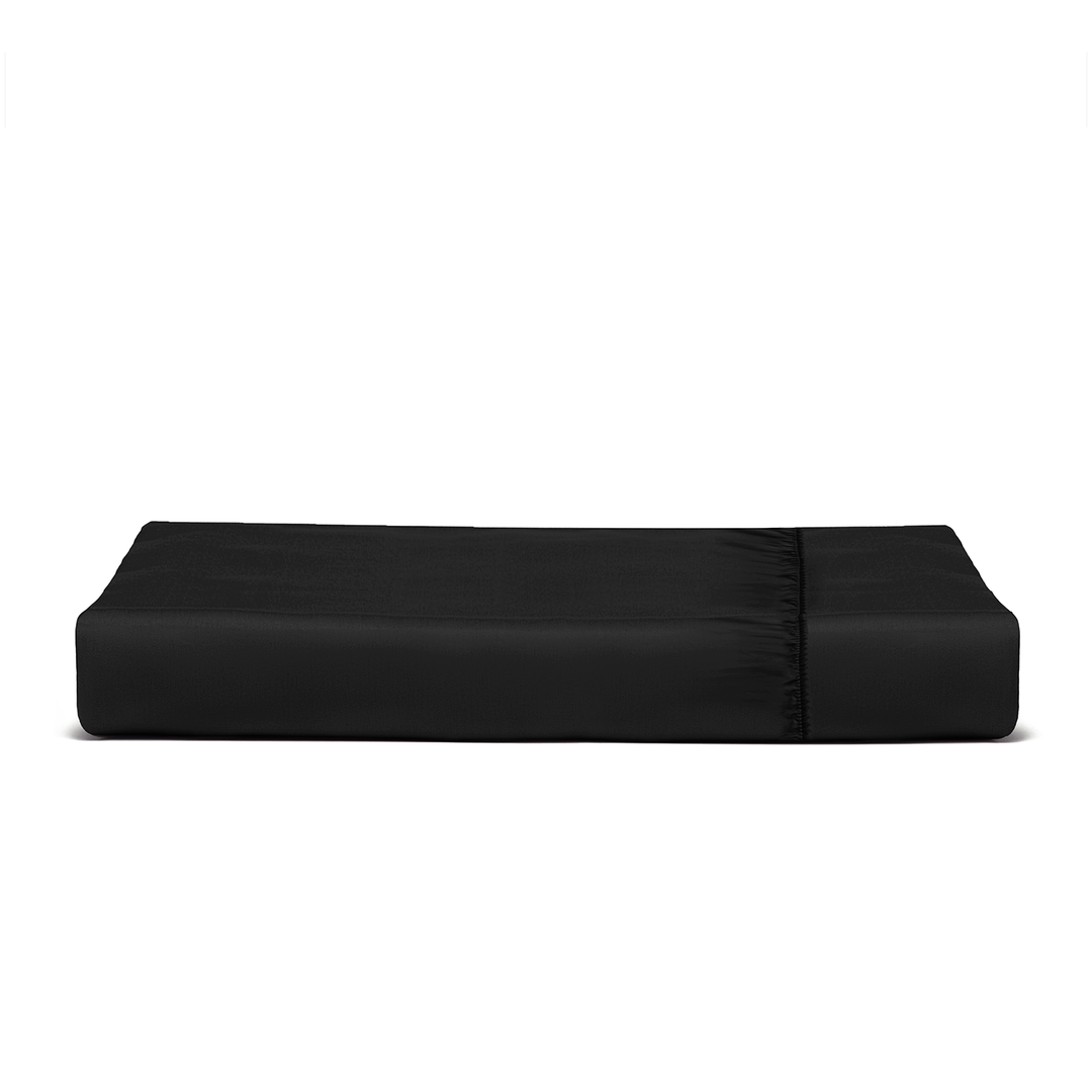 Solid Onyx Fitted Sheet