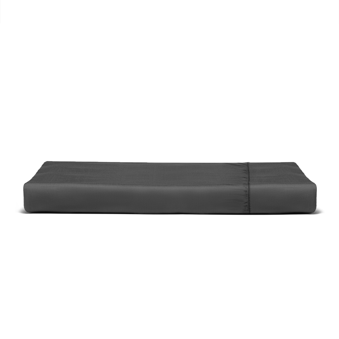  Solid Charcoal Grey Fitted Sheet