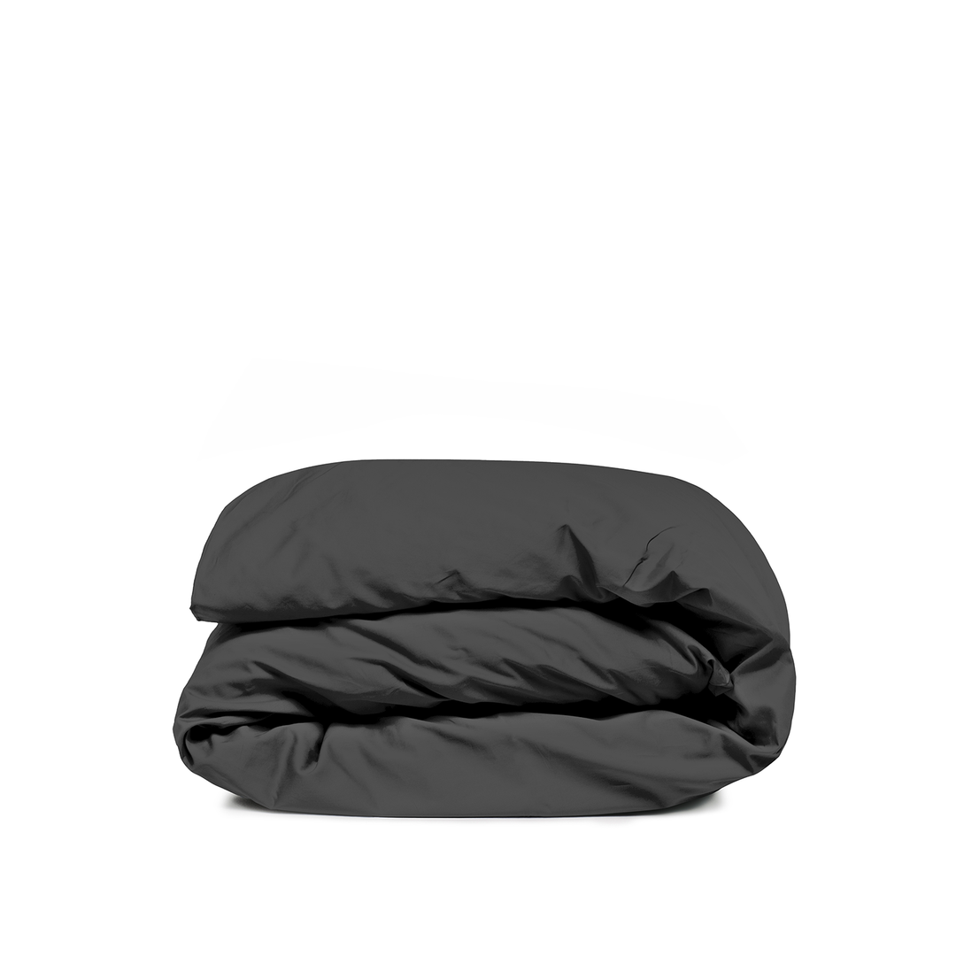  Solid Charcoal Grey Duvet Cover