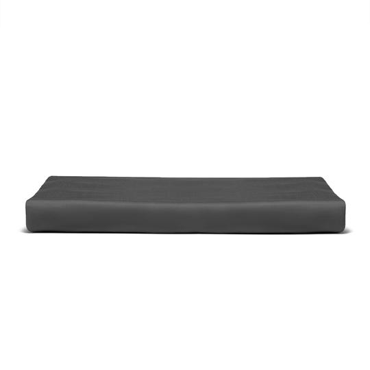 Solid Charcoal Grey Flat Bed Sheet