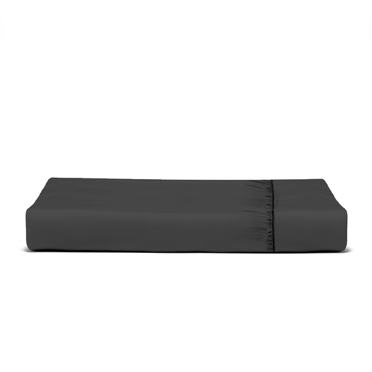 Solid Charcoal Grey Fitted Sheet