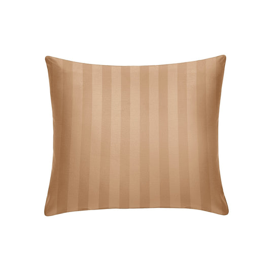 Gold striped small cushion cover