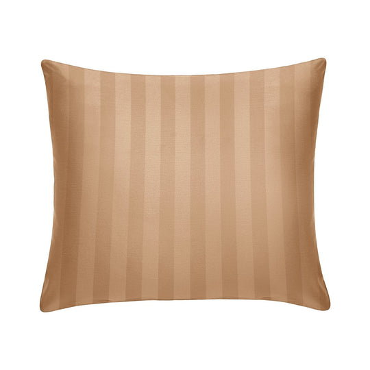 gold striped cushion cover
