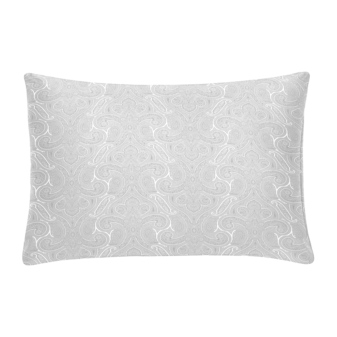 Grey Textured Small Pillow