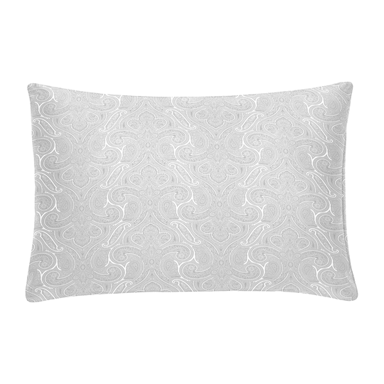 Grey Textured Small Pillow