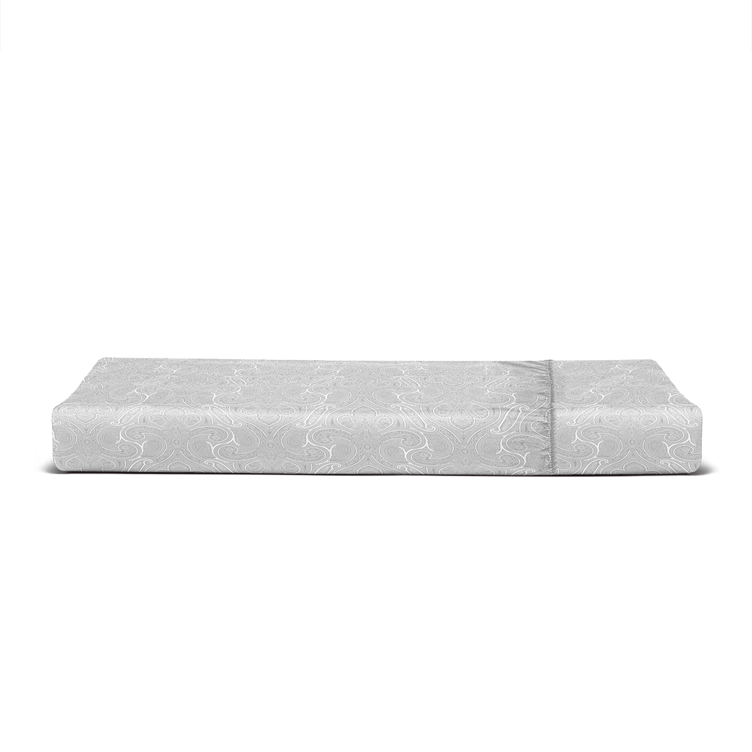 Grey Textured Fitted Sheet