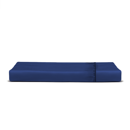  Solid Indigo Blue Fitted Sheet