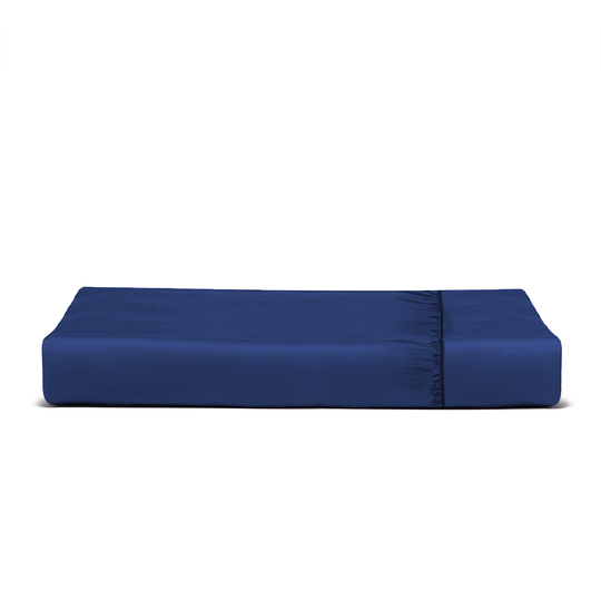 Solid Indigo Blue Fitted Sheet