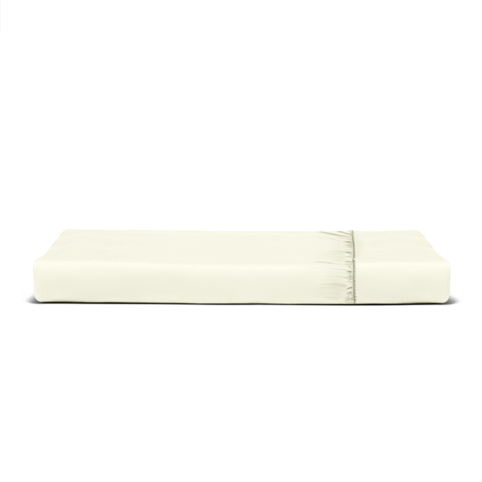  Solid Ivory Fitted Sheet
