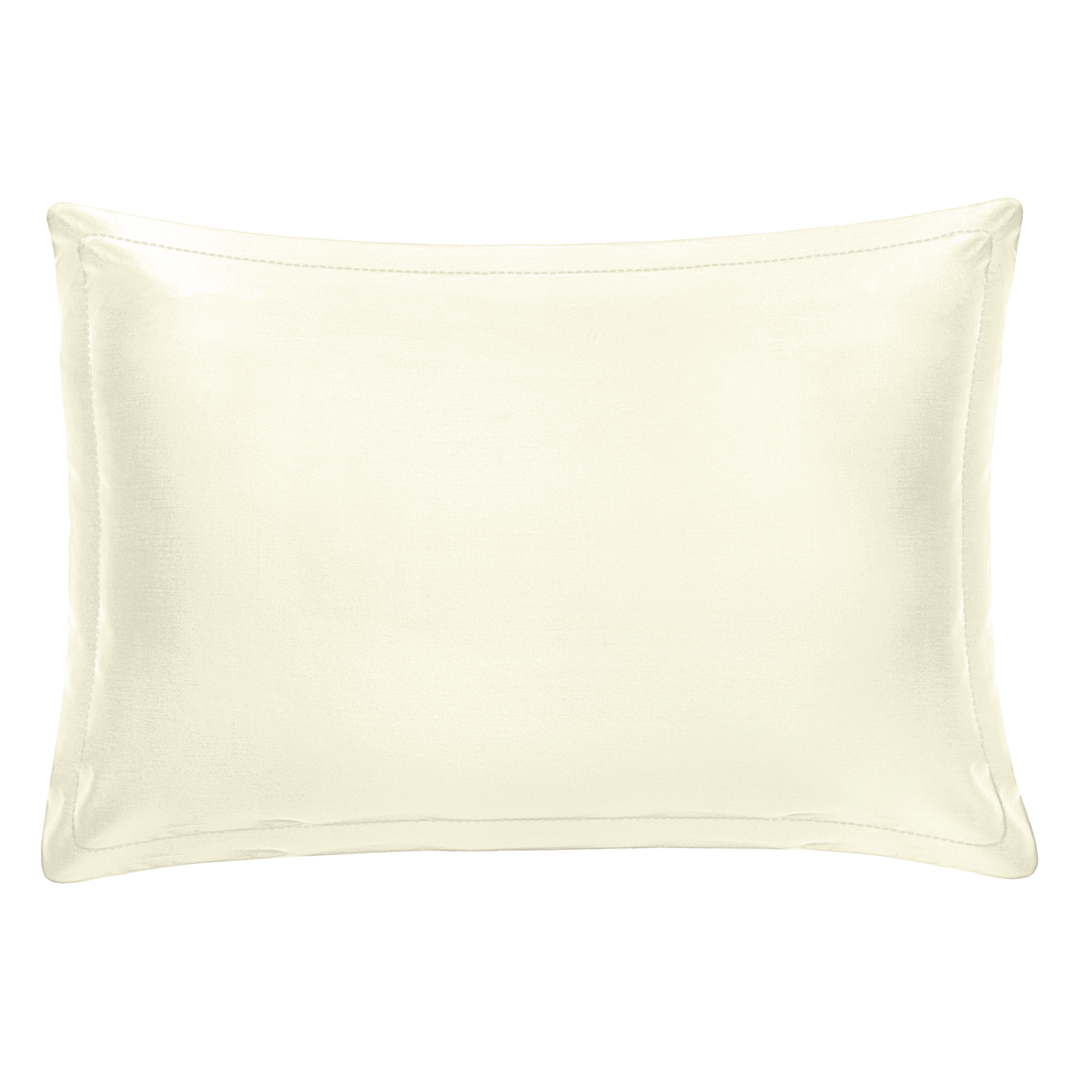 Solid Ivory Pillow with shams