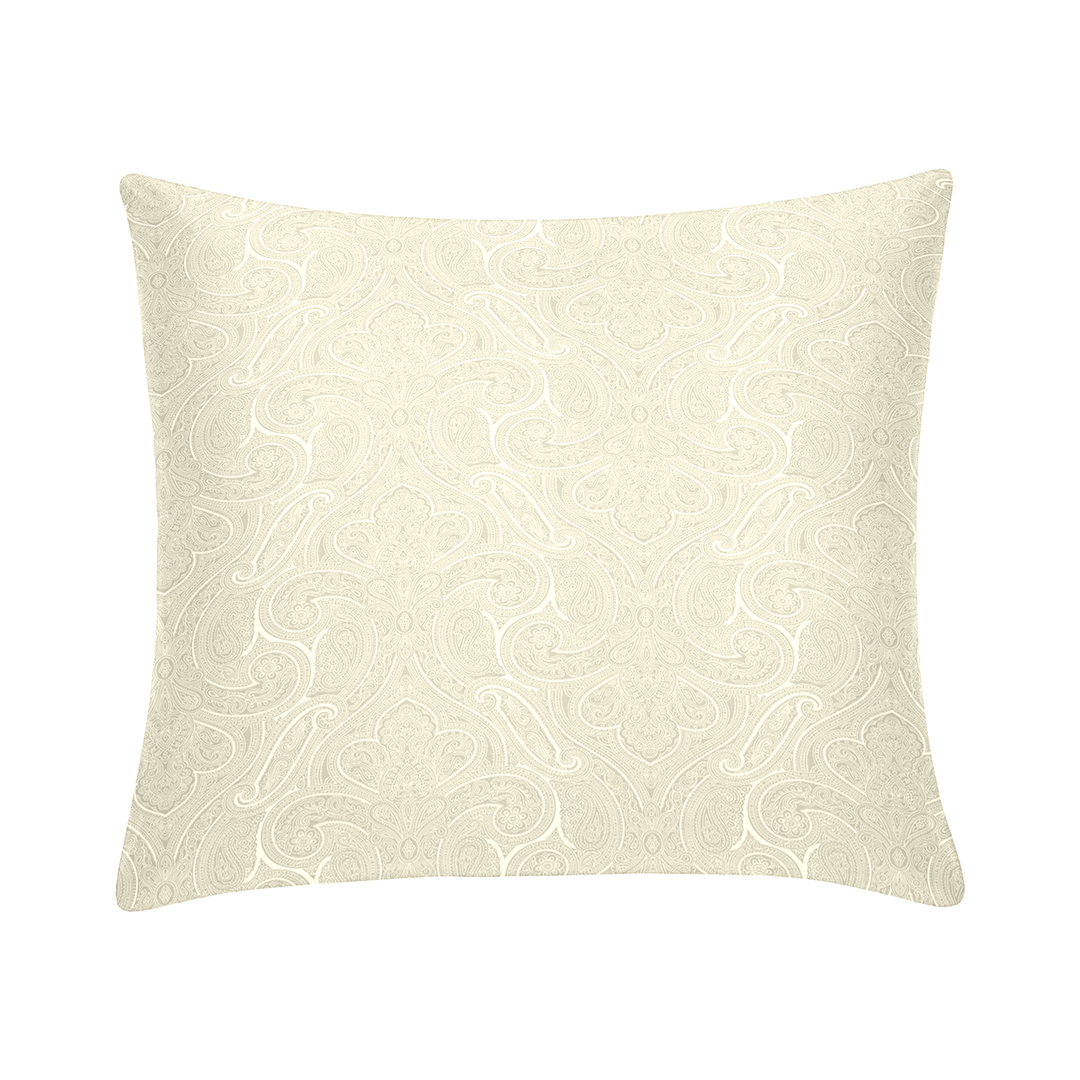 Ivory Textured Small Cushion