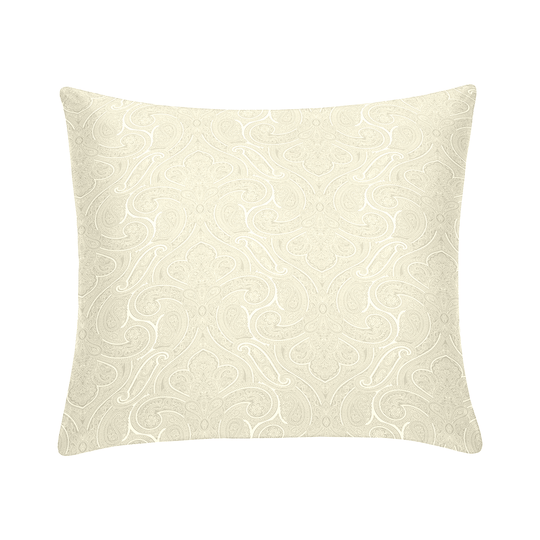 Ivory Textured Small Cushion
