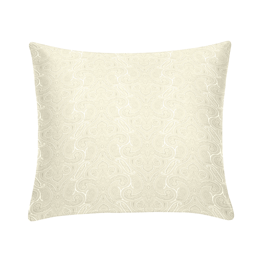 Ivory Textured Large Cushion