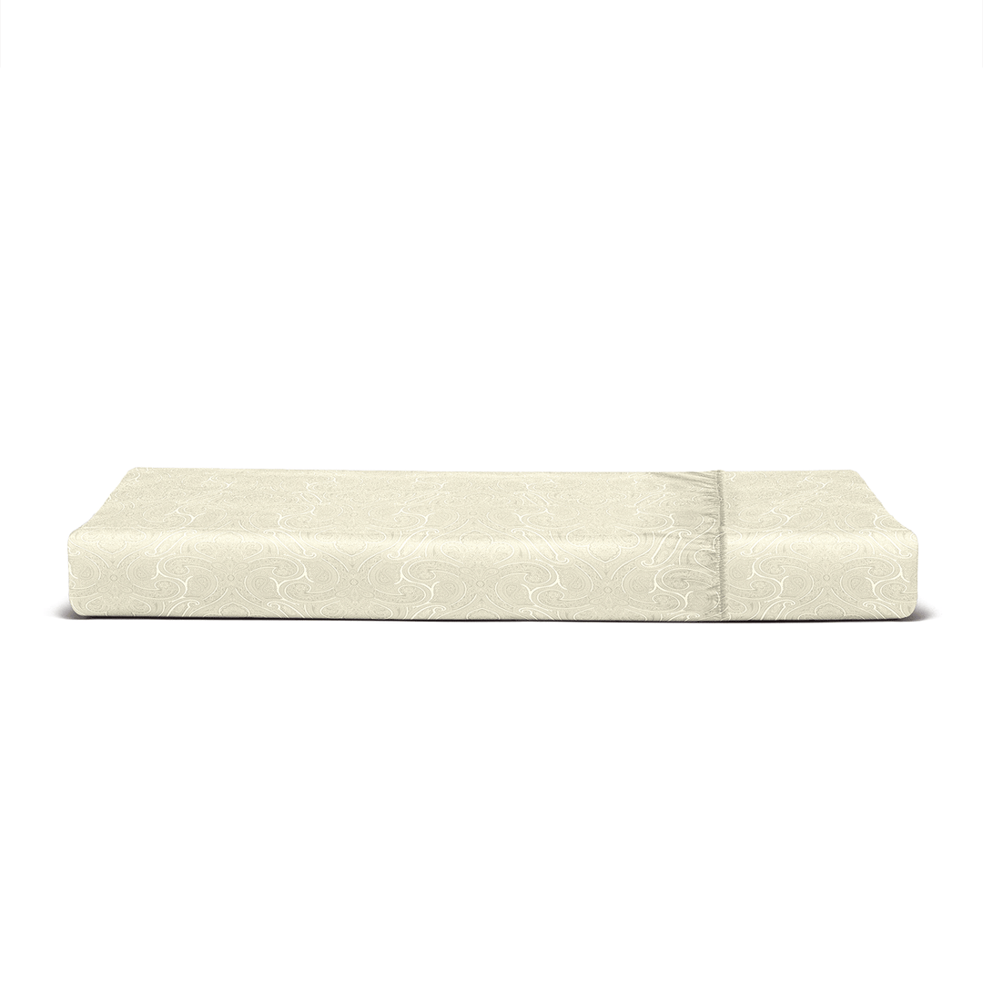 Ivory Textured Fitted Sheet