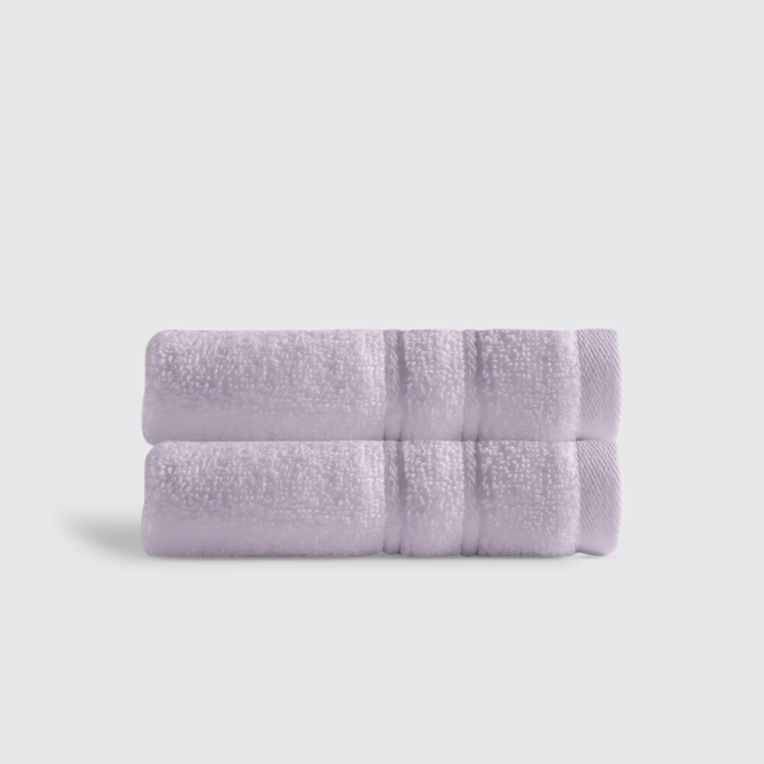 Lilac Plux Classic Face Towel Pair