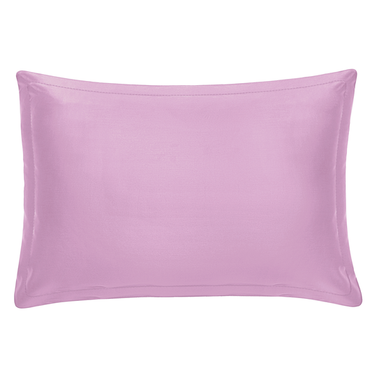 Solid Mauve Pillow with shams