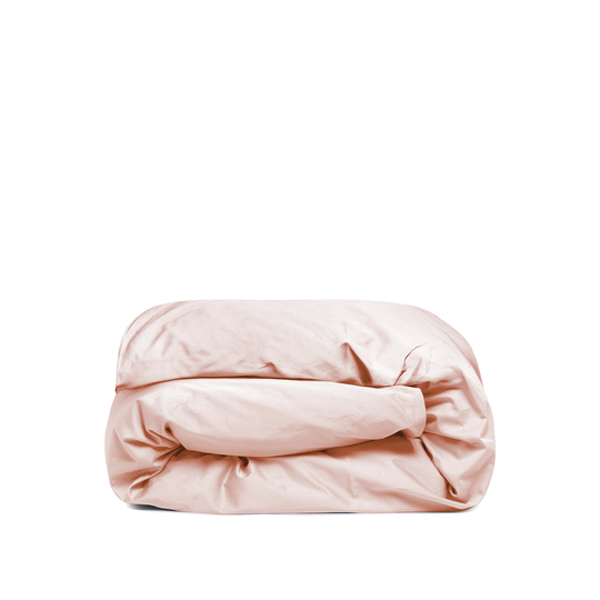  Solid Pastel Pink Duvet Cover