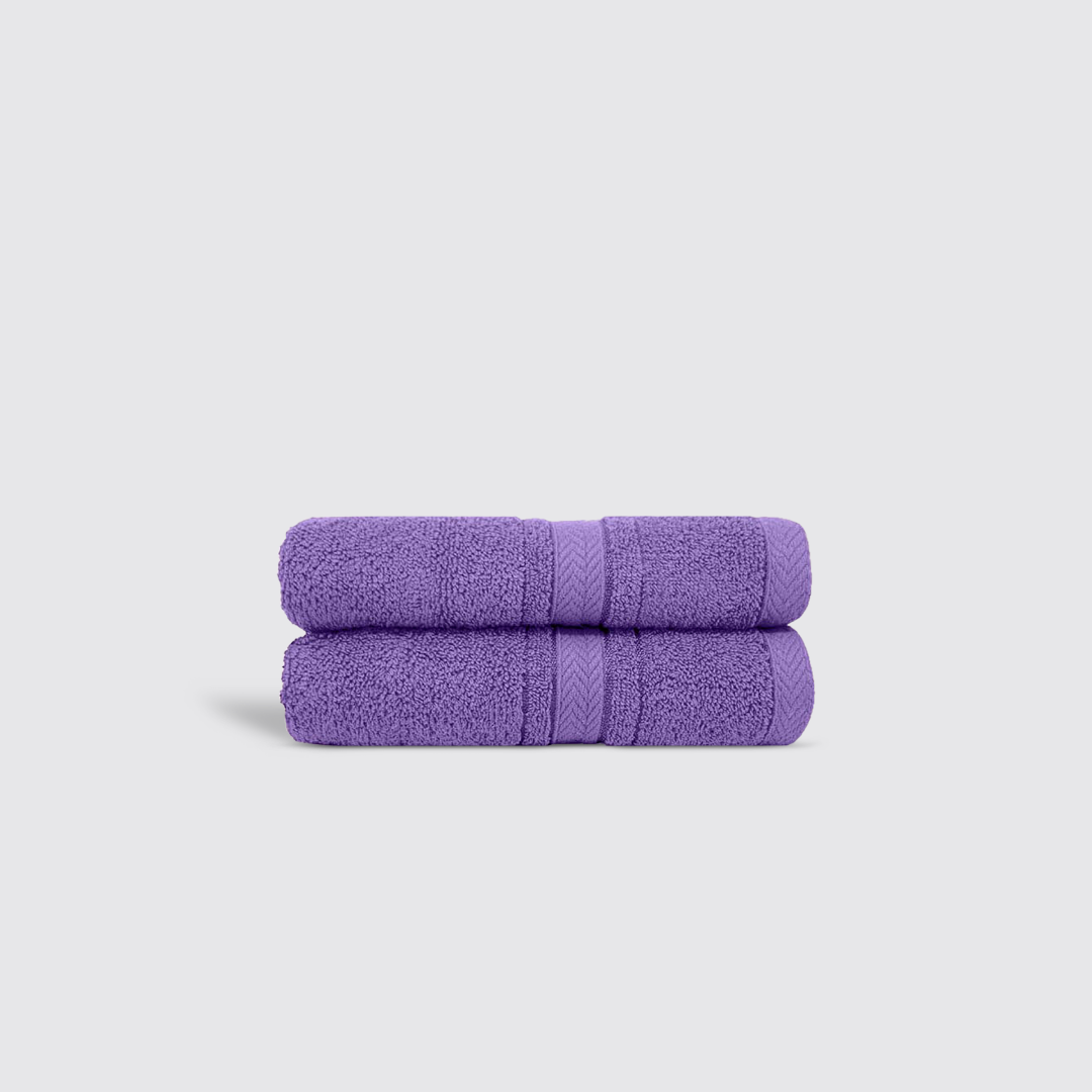 Purple Textured Towel