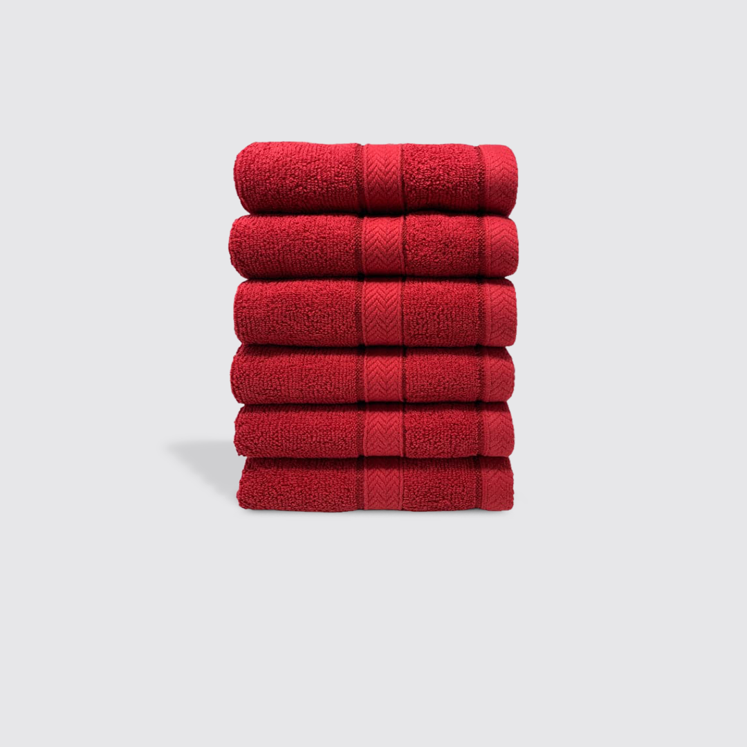 Red towel bundle