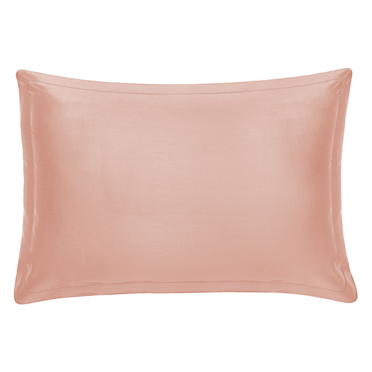 Solid Rose Pillow with shams