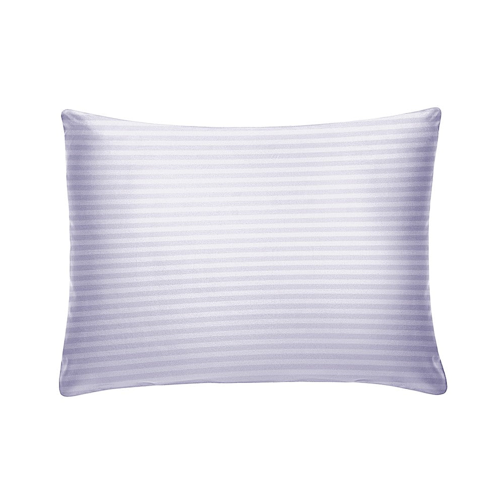 sapphire grey striped small pillowcase