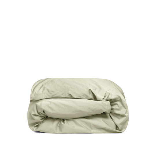 Solid Silver Green Duvet Cover