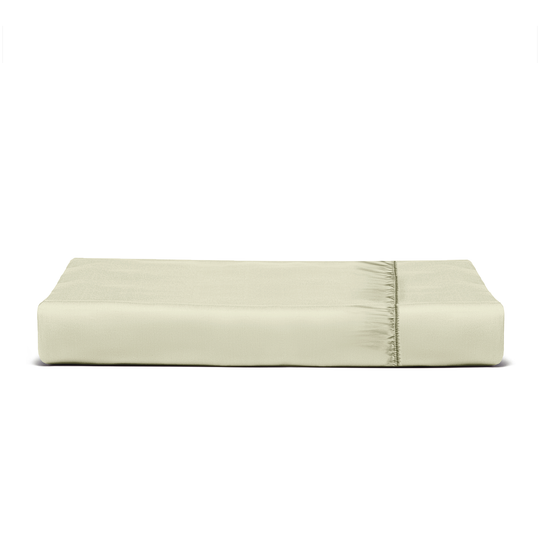 Solid Silver Green Fitted Sheet