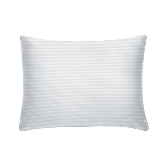 silver grey striped small pillowcase