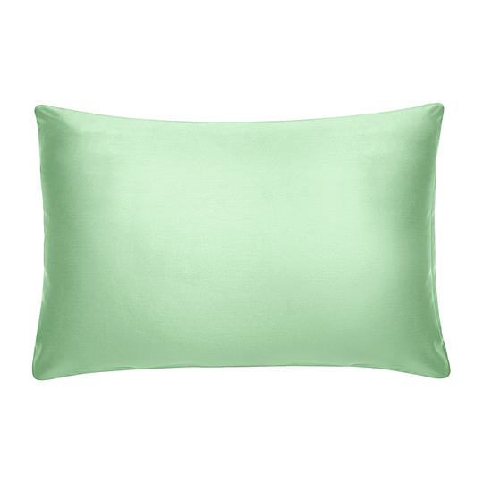 Solid Slit Green Pillow