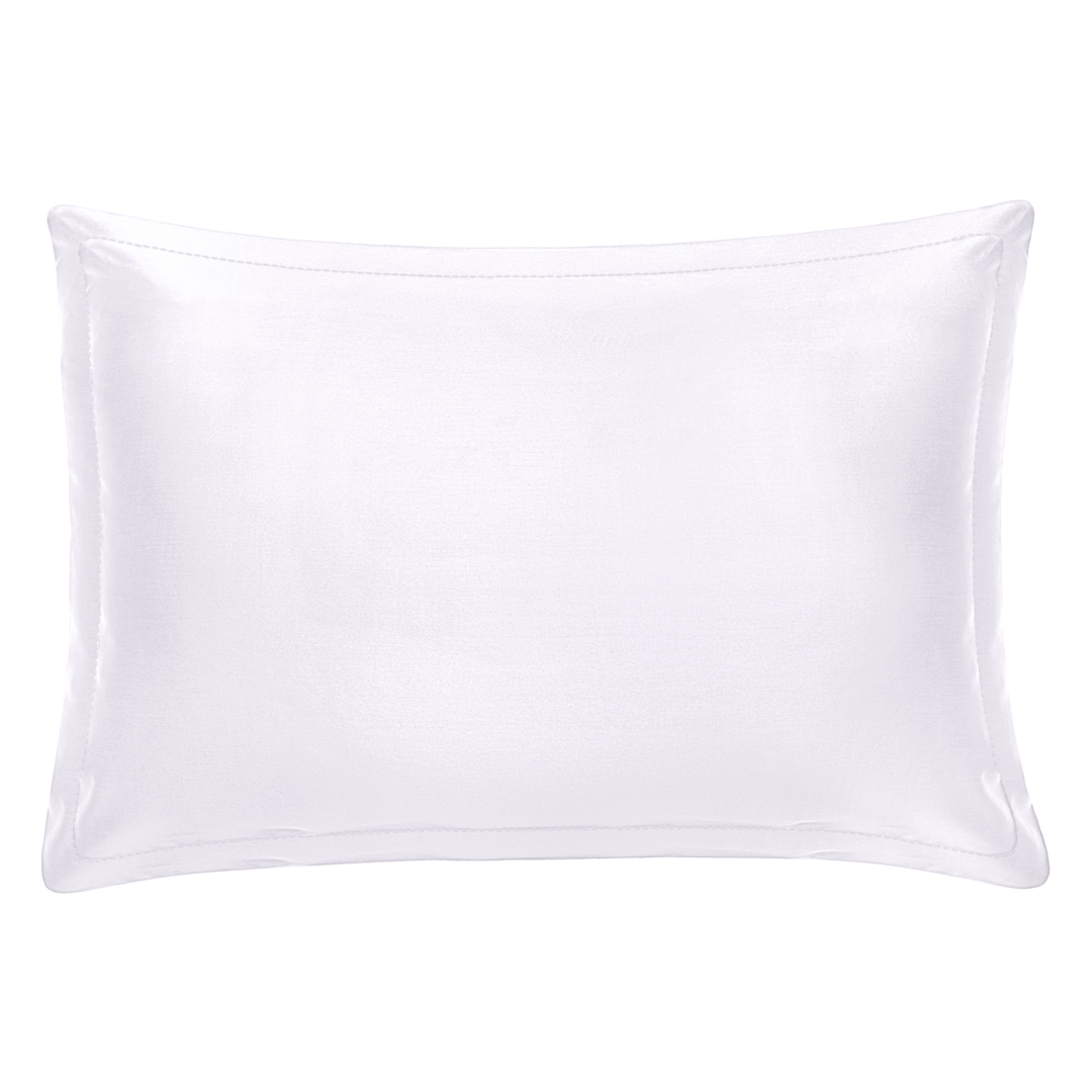 Solid White Pillowcase with sham