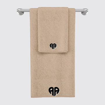 La'Marvel Suites Luxury Hotel Personalised Embroidery Towel Set Beige