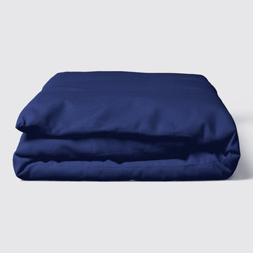 Indigo Blue Cotton Sateen Duvet Covers