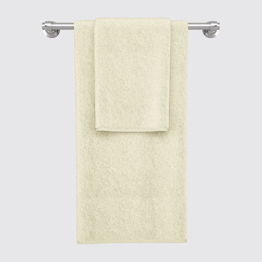 Ivory Embroidered Towel Combo