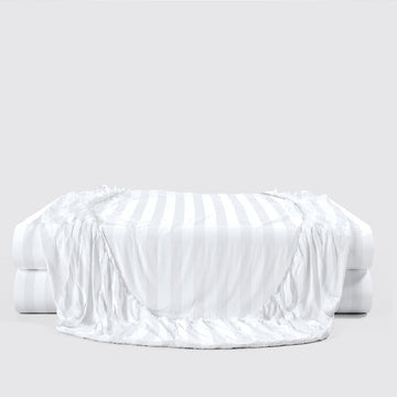 3CM Hotel Stripes Fitted Sheet Set