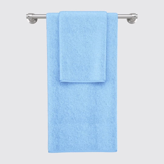 Light Blue Embroidered Towel Combo