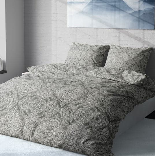 Printed Duvet Set with cushions