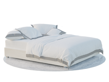 Luxe Decorative Mix & Match Bedding Bundle Set White & Grey