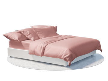 Rose Sateen Bedding Bundle Set